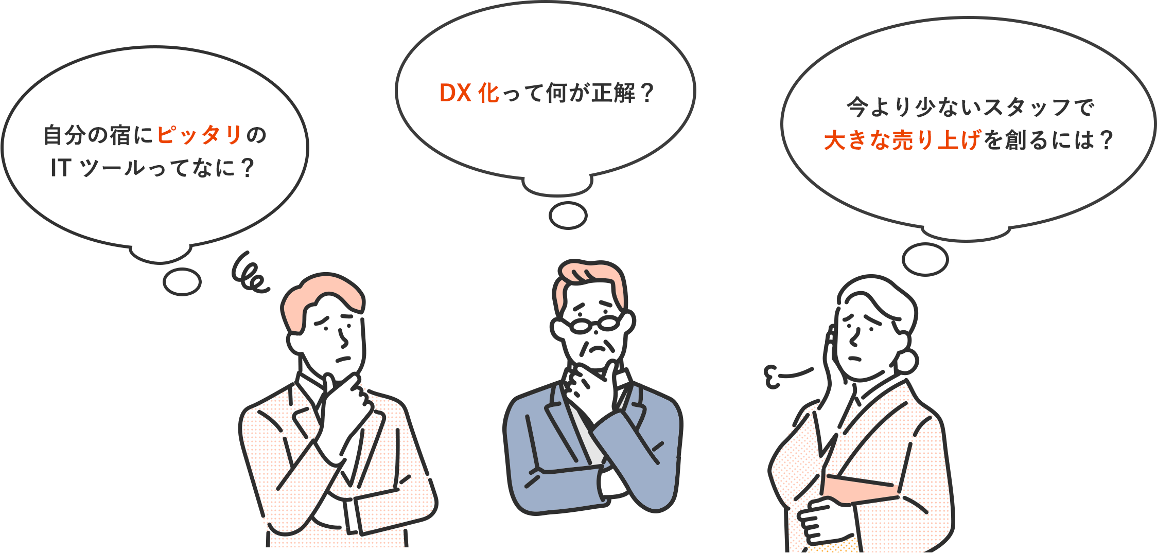 自分の宿にピッタリのITツールってなに？ / DX化って何が正解？ / 今より少ないスタッフで大きな売り上げを創るには？
